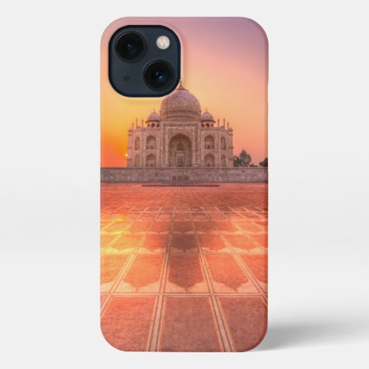 モニュメント | Taj Mahal, India at Sunset iPhoneケース (裏面)