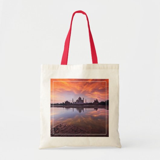 モニュメント | Taj Mahal Sunset トートバッグ (正面)