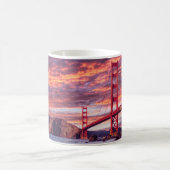 モニュメント | The Golden Gate San Francisco, CA コーヒーマグカップ (中央)