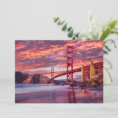 モニュメント | The Golden Gate San Francisco, CA サンキューカード (スタンド正面)