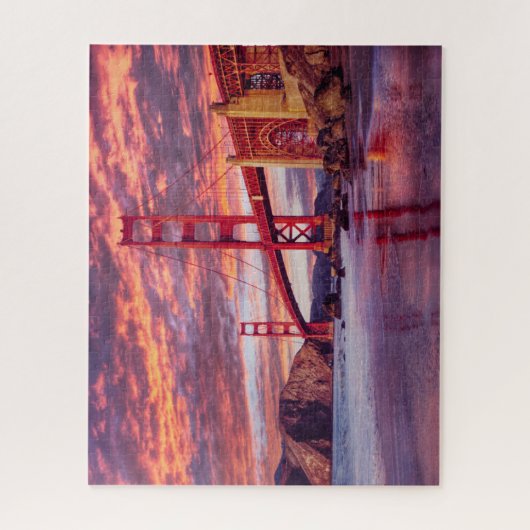 モニュメント | The Golden Gate San Francisco, CA ジグソーパズル (縦)