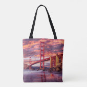 モニュメント | The Golden Gate San Francisco, CA トートバッグ (裏面)