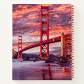 モニュメント | The Golden Gate San Francisco, CA ノートブック (裏面)