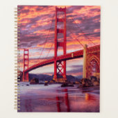 モニュメント | The Golden Gate San Francisco, CA プランナー手帳 (正面)