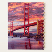 モニュメント | The Golden Gate San Francisco, CA プランナー手帳 (裏面)