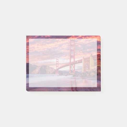 モニュメント | The Golden Gate San Francisco, CA ポストイット (正面)