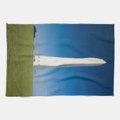 モニュメント | Washington Monument with Flags キッチンタオル (横)