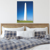 モニュメント | Washington Monument with Flags キャンバスプリント (インサイチュ (寝室))