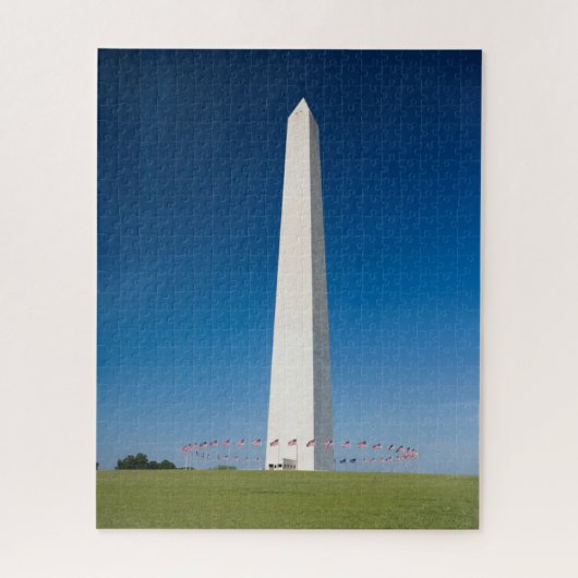 モニュメント | Washington Monument with Flags ジグソーパズル (縦)