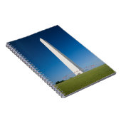 モニュメント | Washington Monument with Flags ノートブック (右側)