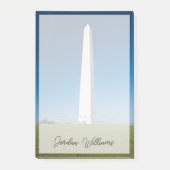 モニュメント | Washington Monument with Flags ポストイット (正面)