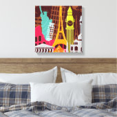 モニュ国際的メント キャンバスプリント (インサイチュ (寝室))