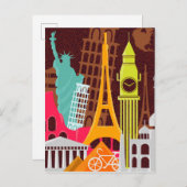 モニュ国際的メント ポストカード (正面/裏面)