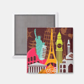 モニュ国際的メント マグネット (正面/裏面)