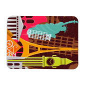 モニュ国際的メント マグネット (横)