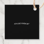 モニークジョーダンアートラベル フェイバータグ (裏面)