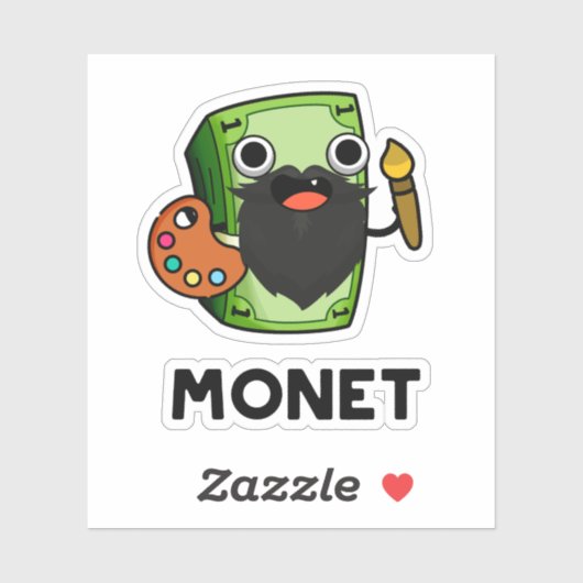 モネかわいいアーティストマネープン シール (シート)