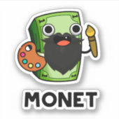 モネかわいいアーティストマネープン シール (正面)