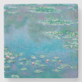 モネによる「《植物》スイレン」付きストーンコースター ストーンコースター