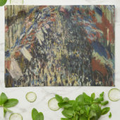 モネのお祝いクラシックオブパリリュモントルエ キッチンタオル (折り畳み)