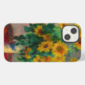 モネのひまわり iPhoneケース (裏面横)