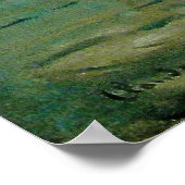 モネのインプレッション日の出(ソレイユレバント) - 1872 ポスター (角)