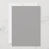 モネのサンドビカ・ノルウェー ウェディング 招待状 (裏面)