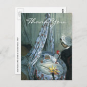 モネのジーン・モネが揺りかごに ポストカード (正面/裏面)