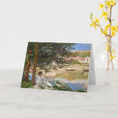 モネのセーヌ川で カード (黄色い花)