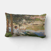 モネのセーヌ川で ランバークッション (裏面)