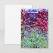 モネのバラの招待状 招待状 (正面/裏面)