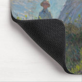 モネのパラソルの女性 マウスパッド (コーナー)