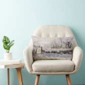 モネのヒバリ ランバークッション (椅子)