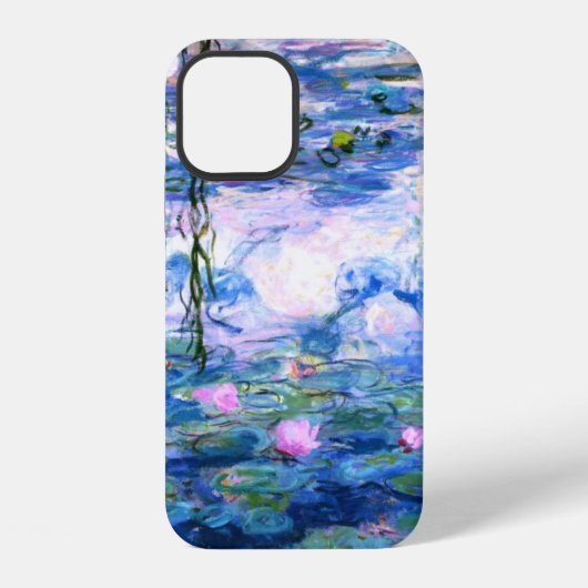 モネのピンクの睡蓮 iPhoneケース (裏面)