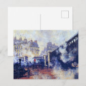 モネのヨーロッパ橋 ポストカード (正面/裏面)