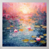 モネの垣間見る ポスター (正面)