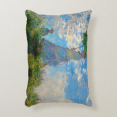 モネの女性と傘 印象派 アクセントクッション (正面(垂直))