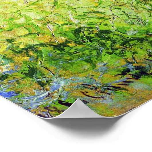 モネの女性ウィローズファインアート ポスター (角)