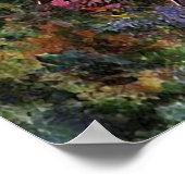 モネの庭の余分な大きな道 ポスター (角)