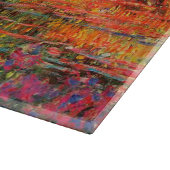 モネの庭の大きなガラスの切断ボード カッティングボード (角)