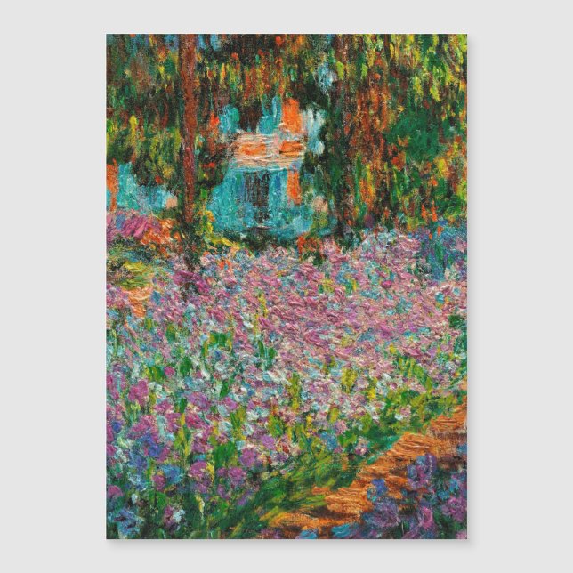 モネの庭園のアイリス、ギヴェニー、フランスの花 (正面)