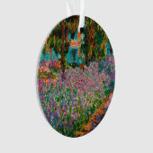 モネの庭園のアイリス、ギヴェニー、フランスの花 オーナメント (正面)