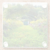 モネの庭、モネ・グランデ・アレーのガラスコースター ガラスコースター (裏面)