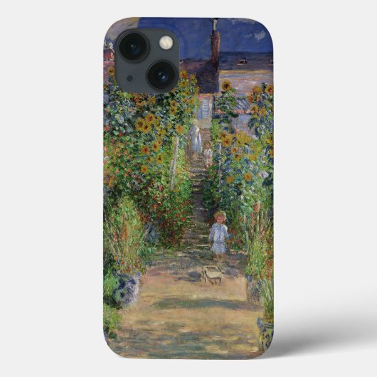 モネの庭 ヴェテュイユの印象派絵画 Case-Mate iPhoneケース (裏面)