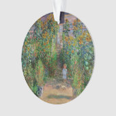 モネの庭 ヴェトゥイユ 印象派の花の絵画 オーナメント (正面)