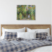 モネの庭 ヴェトゥイユ 印象派の花の絵画 キャンバスプリント (インサイチュ (寝室))