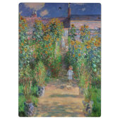 モネの庭 ヴェトゥイユ 印象派の花の絵画 クリップボード (裏面)