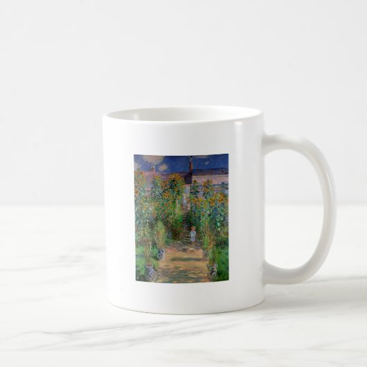 モネの庭 ヴェトゥイユ 印象派の花の絵画 コーヒーマグカップ (右)