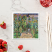 モネの庭 ヴェトゥイユ 印象派の花の絵画 スタンダードカクテルナプキン (インサイチュ)