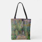 モネの庭 ヴェトゥイユ 印象派の花の絵画 トートバッグ (裏面)